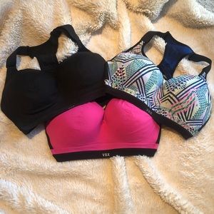 Victoria Secret Sports Bras set of 3